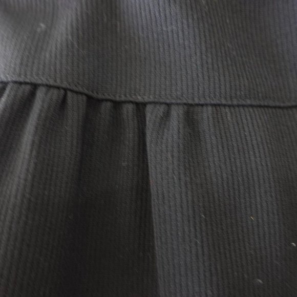 CHRISTIAN DIOR Skirt XS Black Midi Pleated Wool Silk Luxury Pret A Porter $1,850 - Picture 12 of 14